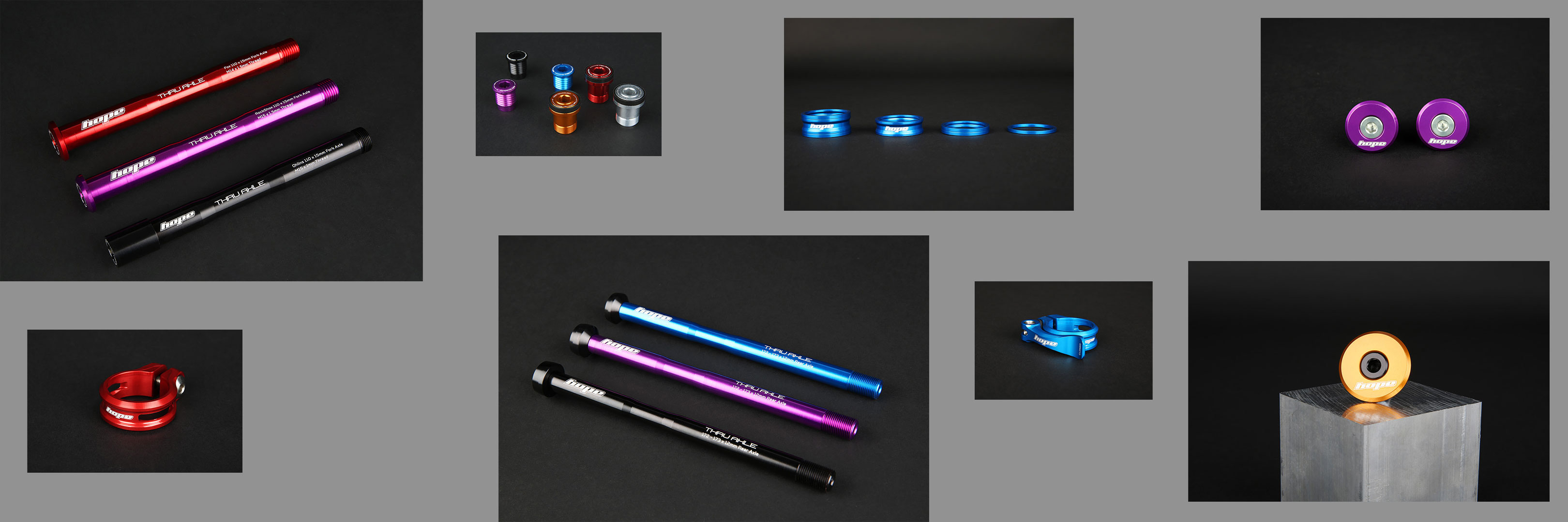 Thru Axles &amp; updated finishing kit options