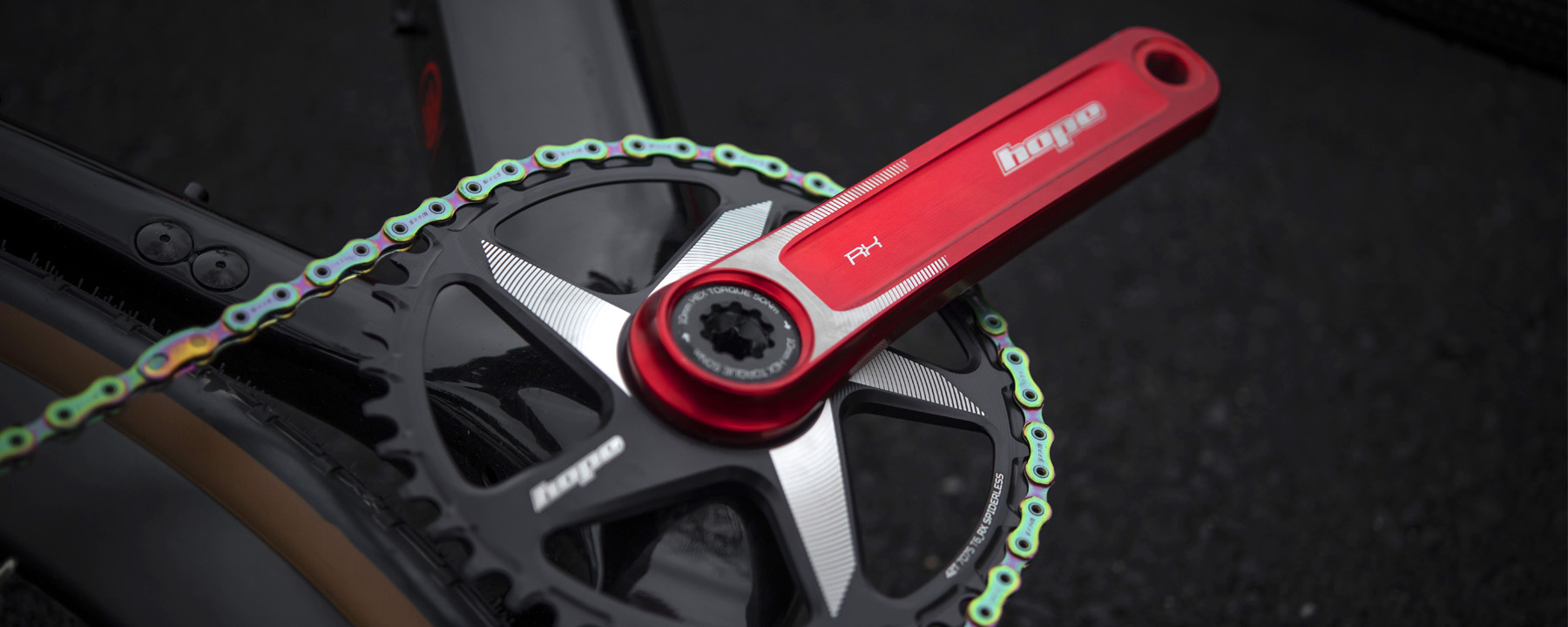 hope spiderless crankset