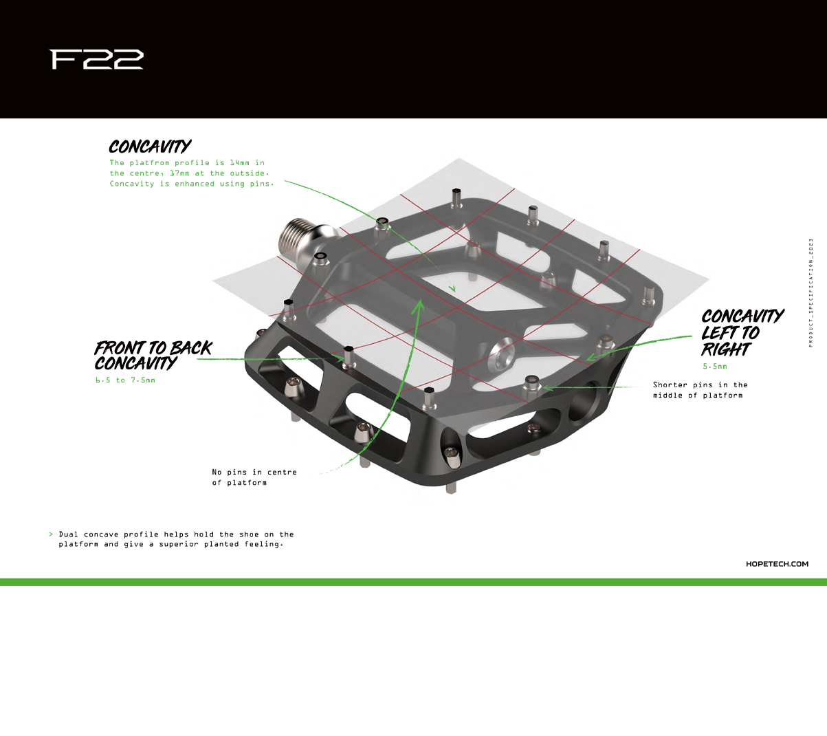 Pedals F22 Flat Pedal